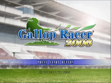 Gallop Racer 2006 screen shot title